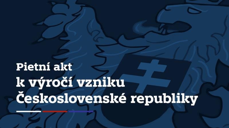 Pietní akt k 108. výročí vzniku Československé republiky