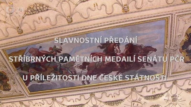 Slavnostní předávání Stříbrných medailí předsedy Senátu