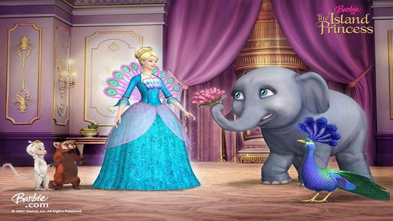 Barbie jako princezna z ostrova